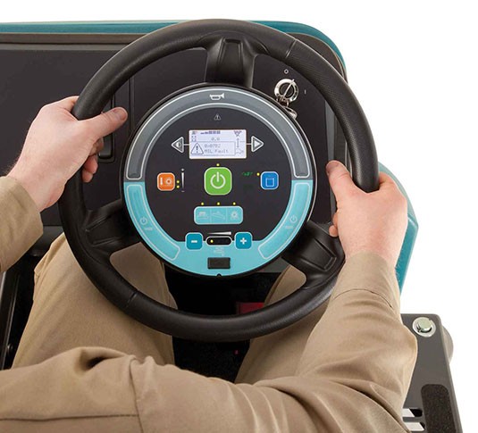 T20 Fregadora de suelo industrial de conductor sentado alt 2